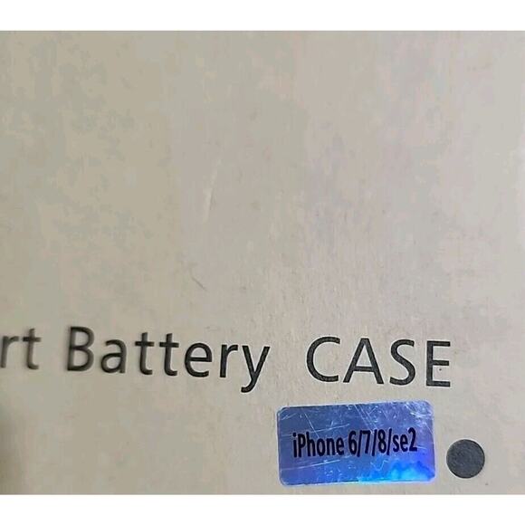 Smart Battery CASE fits IPhone 6/7/8/se2 New In Box - Picture 2 of 8